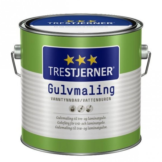 3 - Stjerners Gulvmaling 3 L Halvbalnk